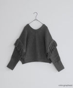 画像をギャラリービューアに読み込む, 2way Fringe Knit Set-Up
