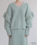 画像をギャラリービューアに読み込む, 2way Fringe Knit Set-Up
