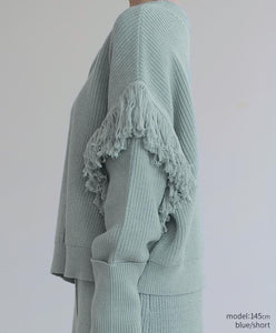 2way Fringe Knit Set-Up