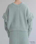 画像をギャラリービューアに読み込む, 2way Fringe Knit Set-Up
