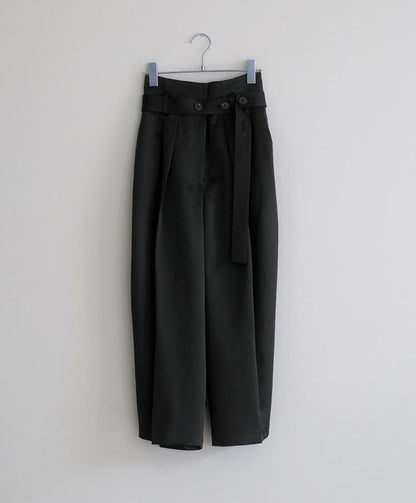 Belted Satin Pants
