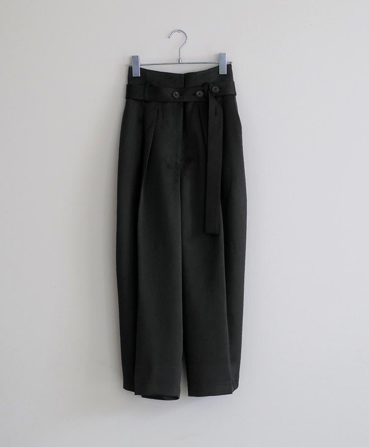 Belted Satin Pants