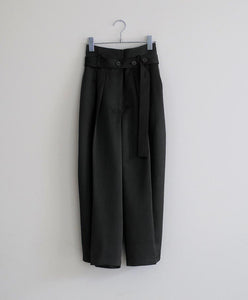 Belted Satin Pants