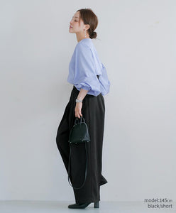 Belted Satin Pants