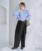 画像をギャラリービューアに読み込む, Belted Satin Pants
