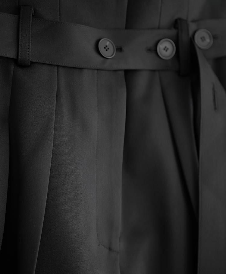 Belted Satin Pants