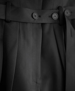 Belted Satin Pants